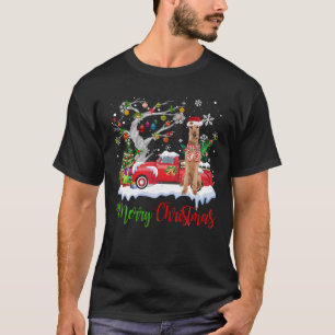 T-shirt Joyeux canard rouge sapin de Noël irlandais Terrie
