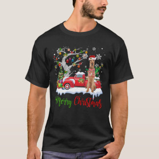 T-shirt Joyeux canard rouge sapin de Noël irlandais Terrie