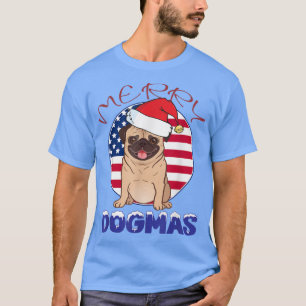 T-shirt Joyeux Carlin de Noël Dogmas