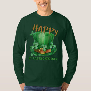 T-shirt Joyeux Casquette de la fête de st.Patrick et amour