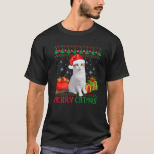 T-shirt Joyeux Catmas Chat Vilain Noël Turque Van Maman Da