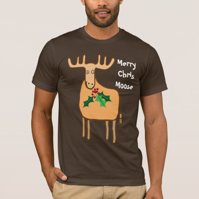 T-shirt Joyeux Chris Moose (Devant)