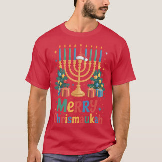 T-shirt Joyeux Chrismukkah 2025 Joyeux Hanukkah Noël gi