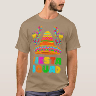 T-shirt Joyeux Cinco De Mayo Fiesta Squad soirée mexicaine