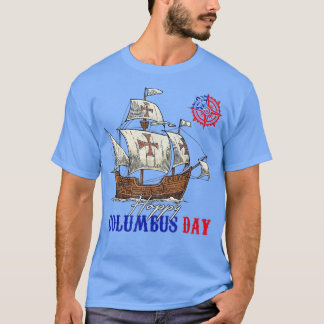 T-shirt Joyeux Columbus Day Christopher Columbus Italien N
