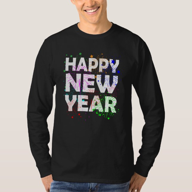 T-shirt Joyeux compte à rebours du Nouvel An 2021 (Devant)