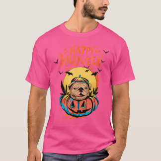 T-shirt Joyeux costume de chien de boîte d'Halloween