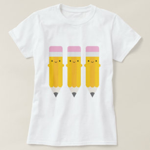 T-shirt Joyeux crayons Kawaii
