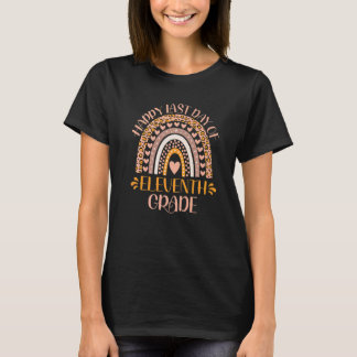 T-shirt Joyeux Dernier Jour De La Onzième Année Scolaire 1