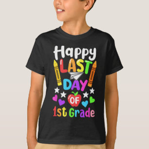 T-shirt Joyeux Dernier Jour De L'École 1Er Grade Cl De 202