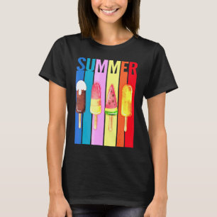 T-shirt Joyeux Dernier Jour De L'École Bonjour Été Crème D