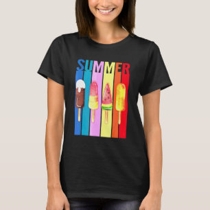 T-shirt Joyeux Dernier Jour De L'École Bonjour Été Crème D