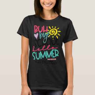 T-shirt Joyeux Dernier Jour De L'École Bye Bye Troisième G