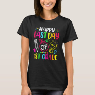 T-shirt Joyeux Dernier Jour De Professeur De 1ère Année Él