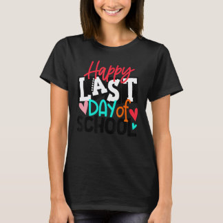 T-shirt Joyeux Dernier Jour D'École Bonjour L'Été Profess