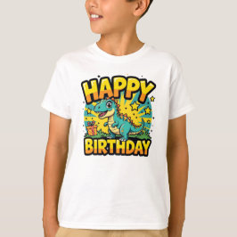 T-shirt Joyeux Dinosaur d'anniversaire