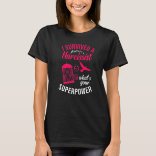 T-shirt Joyeux Divorce Party J'ai survécu Un Narcissiste C