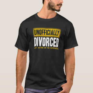 T-shirt Joyeux Divorce Party officieusement Divorcé Paperw