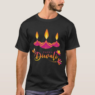 T-shirt Joyeux Diwali Deepavali Indian Festival of Lights
