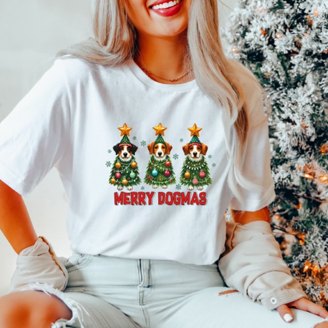 T-shirt Joyeux Dogmas Noël Drôle féminin (Créateur téléchargé)