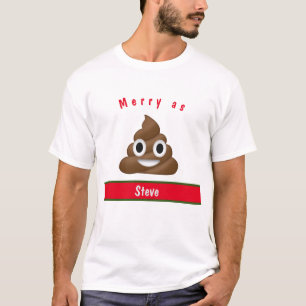T-shirt Joyeux en tant que jour férié avec nom
