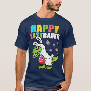 T-shirt Joyeux Estrat T Re Dinosaure Easter Bunny Egg Kid