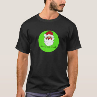 T-shirt Joyeux et brillant Père Noël Premium