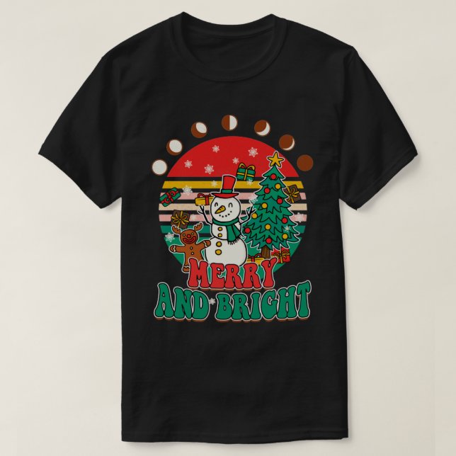 T-shirt Joyeux Et Lumineux (Design devant)