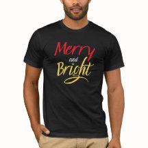 T-Shirt : Joyeux et Lumineux (noir)
