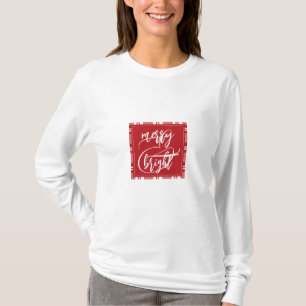 T-shirt Joyeux et lumineux   Nom personnalisé dans le doss