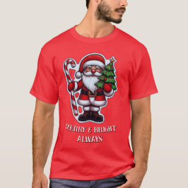 T-shirt Joyeux et lumineux toujours : Spécial Noël