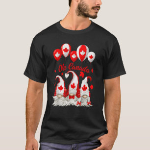 T-shirt Joyeux Feuilles de l'érable Gnome Patriotique de l