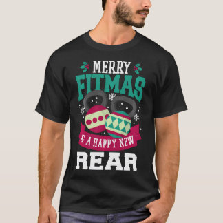 T-shirt Joyeux Fitmas Une Bonne Nouvelle Salle De Fitness 
