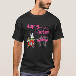 T-shirt Joyeux Flamant rose de Pâques