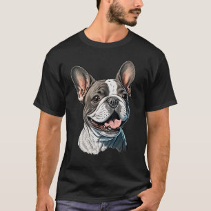 T-shirt Joyeux Français de Bulldog