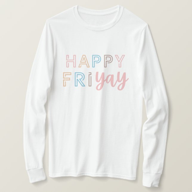 T-shirt Joyeux Friyay Fun Enseignant Vendredi Amateurs Cad (Design devant)