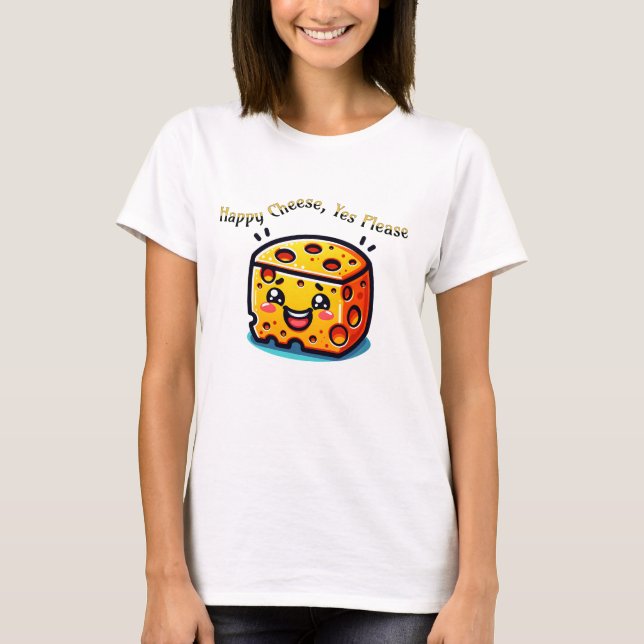 T-shirt Joyeux Fromage, Oui S'Il Vous Plaît (Devant)