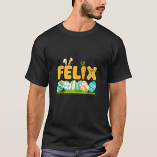 T-shirt Joyeux garçons de Pâques Hommes Nom personnalisé F