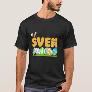 T-shirt Joyeux garçons de Pâques Hommes Nom personnalisé S