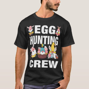 T-shirt Joyeux Gnomes de Pâques avec des oreilles de lapin