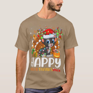 T-shirt Joyeux Hallomerci pour Noël à Panther Lover Hallow