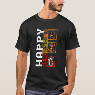 T-shirt Joyeux HalloMerciMas Sorcière Pèlerin Père Noël Po