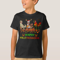 Joyeux Hallothanksmas Citrouille Dinosaur Turquie