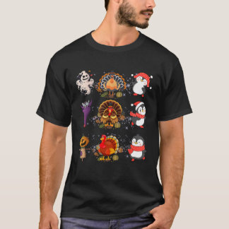 T-shirt Joyeux Hallothanksmas T Shirt