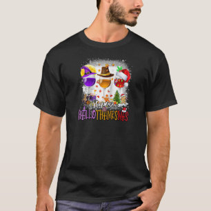 T-shirt Joyeux Hallothanksmas Verre Halloween thanksgi