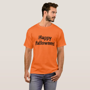T-shirt Joyeux Halloween avec des lettres de style Hallowe