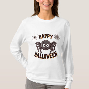 T-shirt Joyeux Halloween avec un Crawly Déplaisant