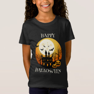 T-Shirt Joyeux Halloween Black Orange