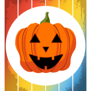 T-SHIRT JOYEUX HALLOWEEN CITROUILLE VINTAGE