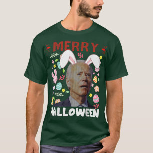 T-shirt Joyeux Halloween Confus Joe Biden Bunny Pâques de